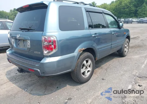 2006 Honda Pilot Ex from USA, damaged, VIN 2HKYF18486H553781